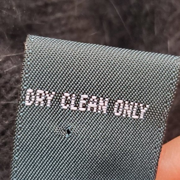 Bridgetown Collection Black Beaded Neckline Angora Wool Blend Sweater Size M - Picture 7 of 7